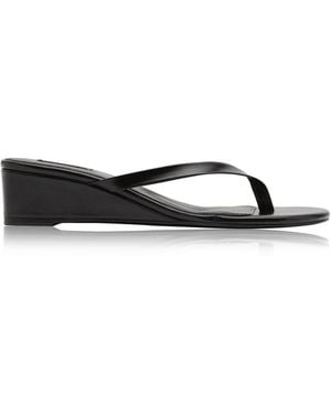 St. Agni Thong Wedge - Black