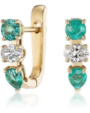 Sorellina 18K Multi-Stone Earrings - Blue