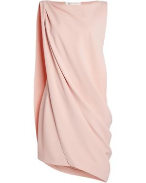 Zuhair Murad Brooch-Detailed Cady Mini Dress - Pink