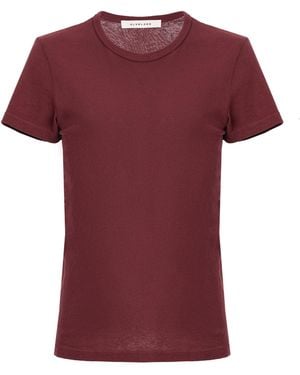 SLVRLAKE Denim Cotton Baby Tee - Red