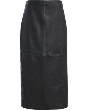 Jonathan Simkhai Raven Pencil Leather Skirt - Black
