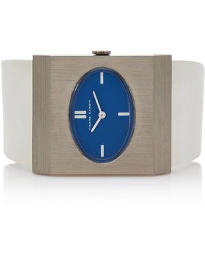 Stephanie Windsor Stainless Steel Vintage Pierre Cardin X Jaeger Lecoultre Watch - Blue