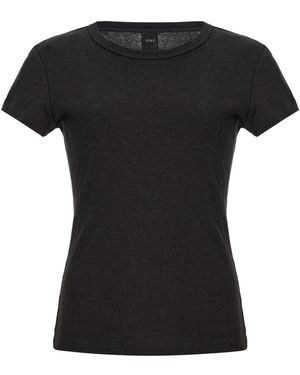 Leset Nando Slim Fit Cotton T-Shirt - Black