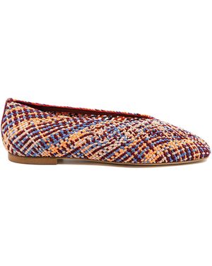 Andrea Gomez Dalia Woven Ballet Flats - Multicolour