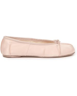 Maison Margiela Tabi Satin Ballet Flats - Pink