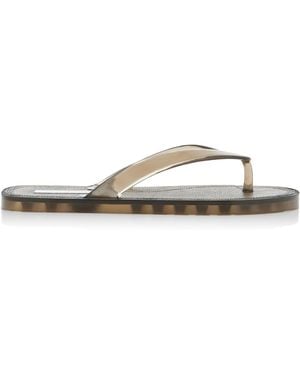St. Agni Jelly Flip Flop Sandals - White