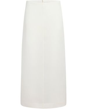 KHAITE Lalisa Silk-Organza Maxi Skirt - White