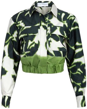 Silvia Tcherassi Soleil Cotton-Blend Jacket - Green