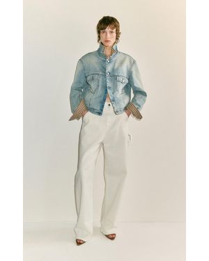 DARKPARK Lisa Scarf-Detailed Loose Carpenter Jeans - Natural