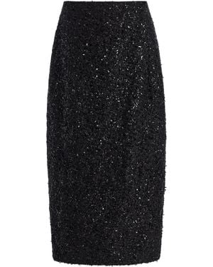 The Row Juno Wool-Blend Skirt - Black