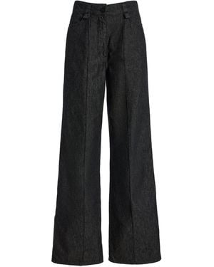 Merlette Egan Denim Trousers - Black