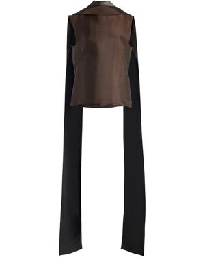 Kallmeyer River Scarf Top - Black