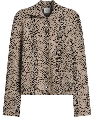 Posse Lottie Spotted Cardigan - Brown