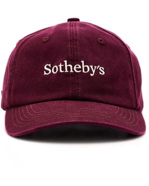 FRAME X Sotheby's Cotton Baseball Cap - Red