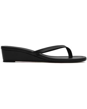 St. Agni Thong Wedge - Black