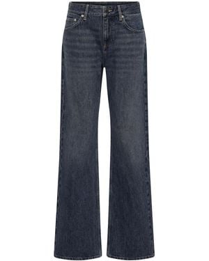 St. Agni Low-Rise Cotton Relaxed Jeans - Blue