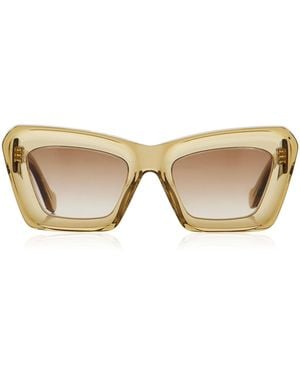 Loewe Cat-Eye Acetate Sunglasses - Natural