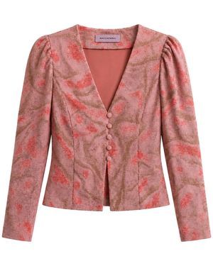MACCAPANI Cocs Jacquard Jacket - Red