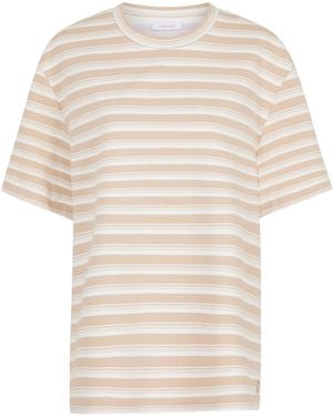Rabanne Striped Cotton T-Shirt - White