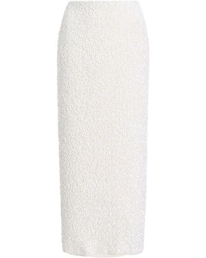 Adam Lippes Leto Sequined Skirt - White