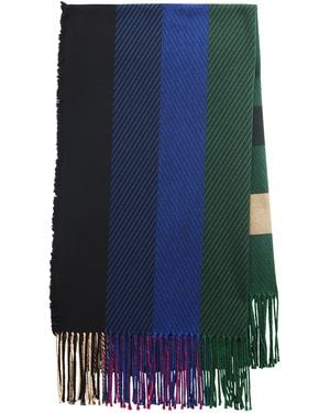 Gabriela Hearst Halo Plaid Scarf - Blue