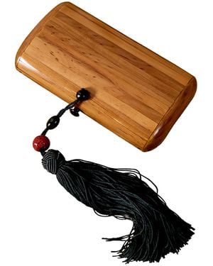 Emanuele Pantanella Design Mini Audiere Clutch - Black