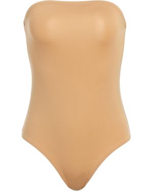 The Park Stacy Strapless Pyratex Power 3 Full-Bottom Bodysuit - White