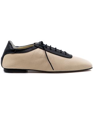Andrea Gomez Exclusive Antonia Canvas Oxfords - Black
