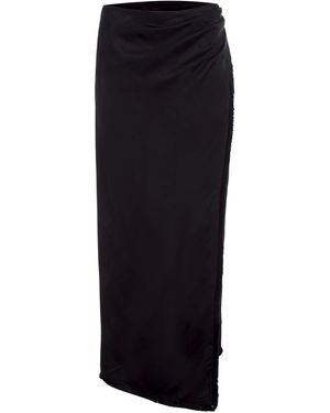 RÙADH The Alee Jersey Maxi Skirt - Black