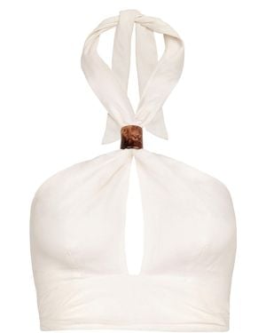 ViX Luna Keyhole Top - Natural