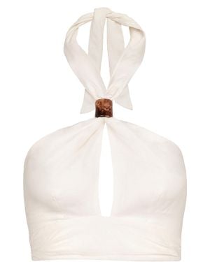 ViX Luna Keyhole Top - Natural