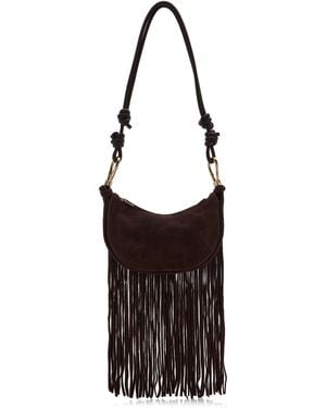 Jonathan Simkhai Avery Fringed Suede Crossbody Bag - Black