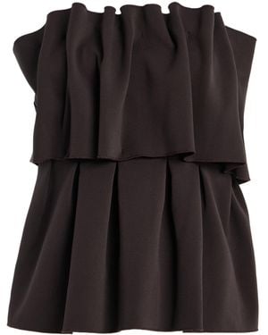 House of Dagmar Sculpted Tube Top - Black