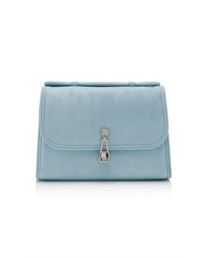Gabriela Hearst Leonora Small Suede Bag - Blue