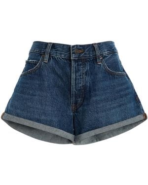 FRAME The Darling Denim Shorts - Blue