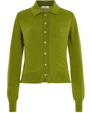 AMIYA Cardiganino Cashmere Cardigan - Green