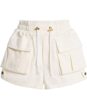 Balmain Denim Shorts - Natural
