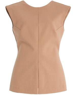 Rohe Curved Open-Back Top - Pink