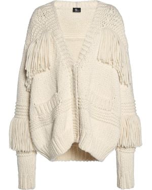 Moncler Wool Cardigan - Natural
