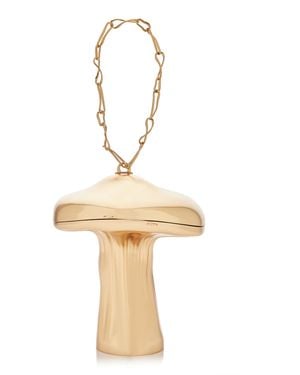 Cult Gaia Fungo Brass-Plated Metal Clutch Bag - Metallic