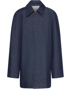 OSSOU Ely Cotton Coat - Blue