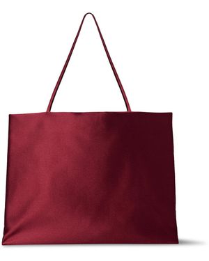The Row Large Cecily Silk-satin Bag - Red