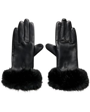 By Malene Birger Genna Leather Gloves - Black