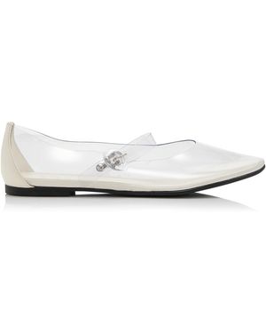 The Row Boheme Pvc Flats - White