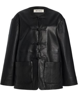 Rohe Leather Jacket - Black