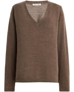 The Row Poesis Cashmere Top - Grey