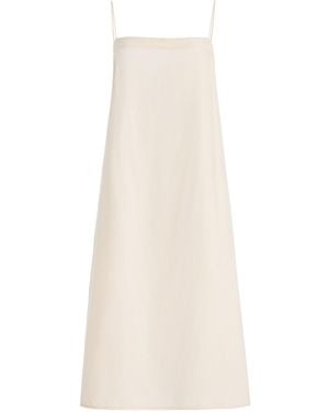 Kamperett Exclusive Silk Slip Dress - White