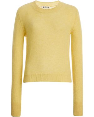 ÉTERNE Francis Cashmere Jumper - Yellow