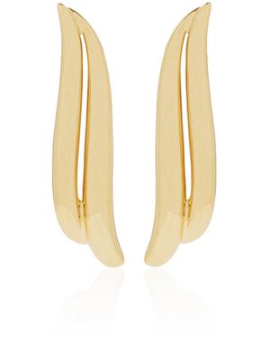 Anita Ko Eclipse 18K Earrings - White