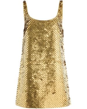 Alexis Eli Sequined Mini Dress - Yellow